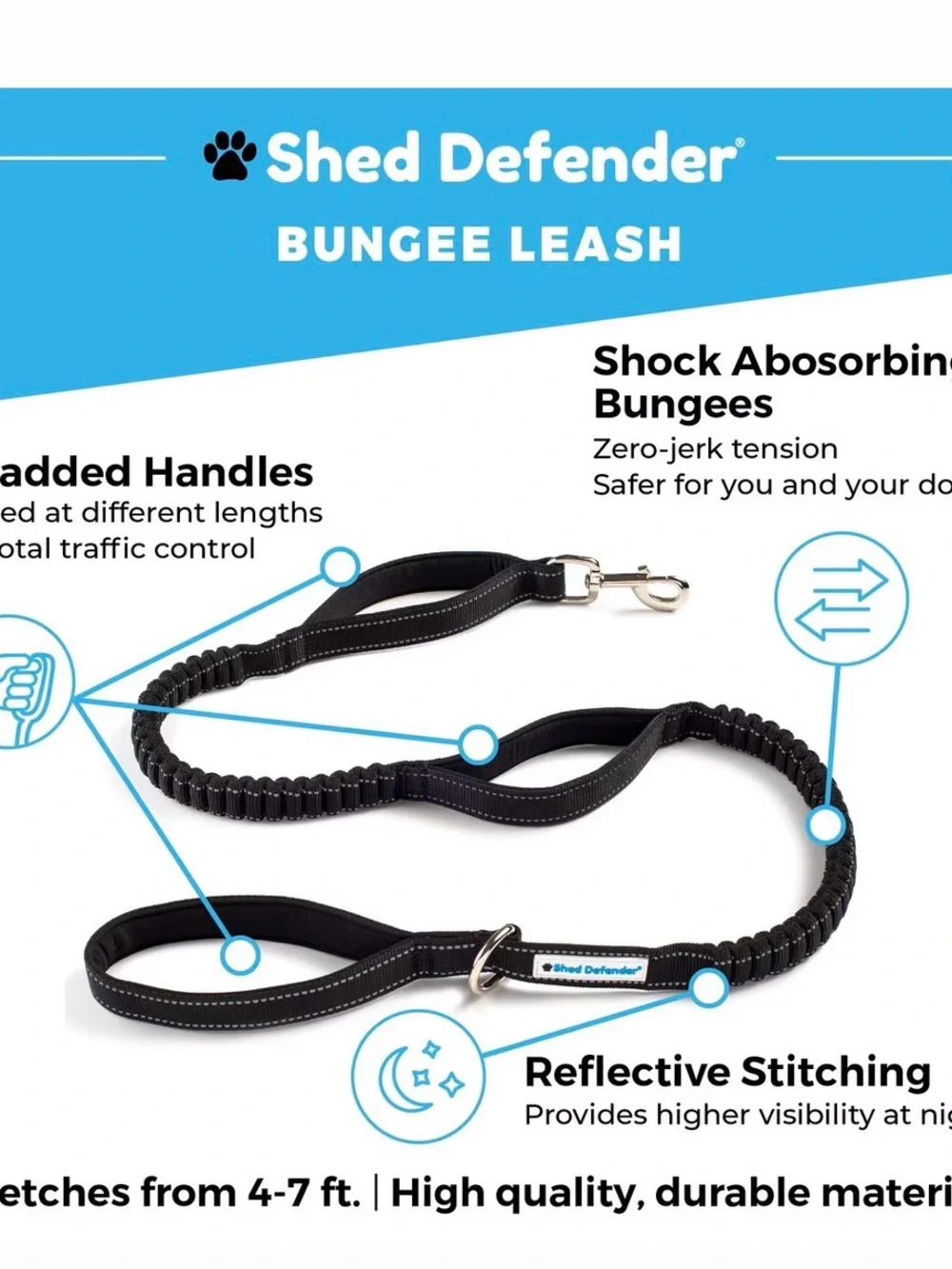 Shed Defender red bungee